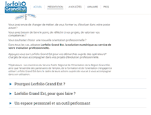 Tablet Screenshot of lorfolio.fr